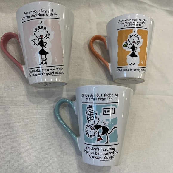 Set Of 3 Robin Roderick Mug - Picture 3 of 8